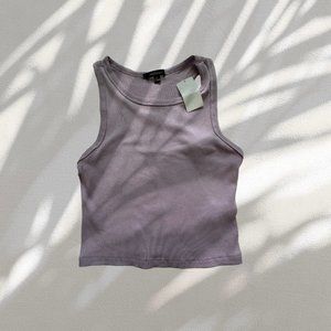 ambiance, never worn purple tank top!